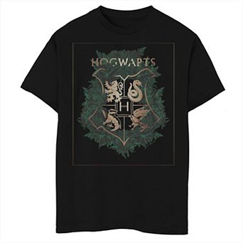 Boys 8-20 Harry Potter Hogwarts Bronze Crest Graphic Tee