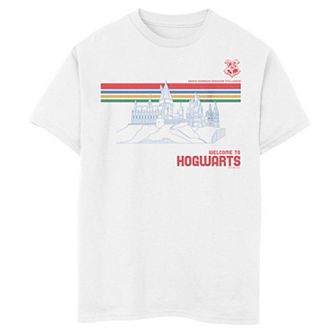 Boys 8-20 Harry Potter Welcome to Hogwarts Castle Graphic Tee