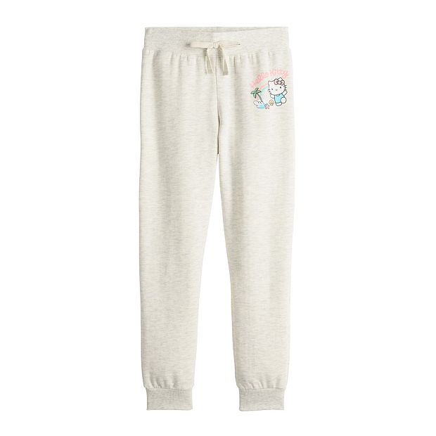 Girls 7-16 Hello Kitty Palm Springs Fleece Jogger Pants