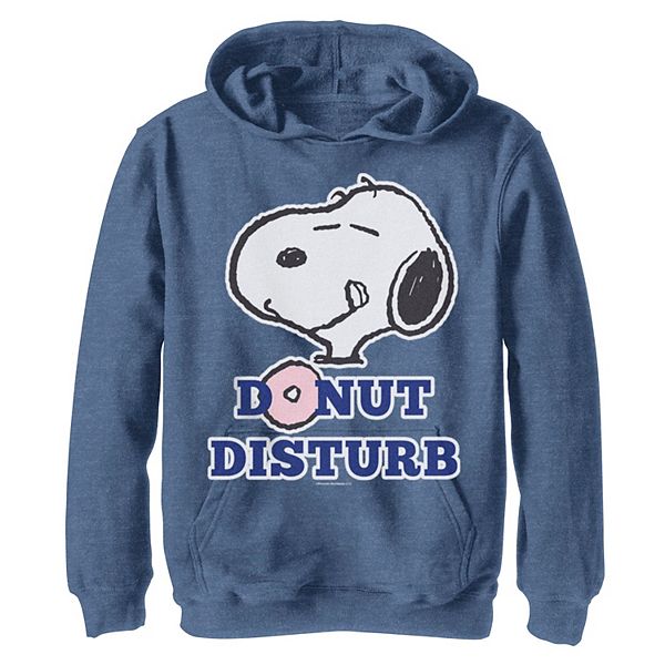 Boys 820 Peanuts Classic Donut Disturb Snoopy Hoodie
