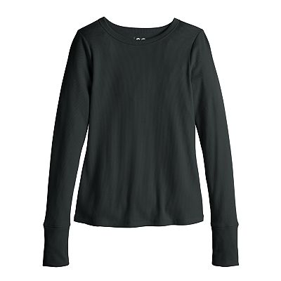 Juniors SO Slim Fit Long Sleeve Top