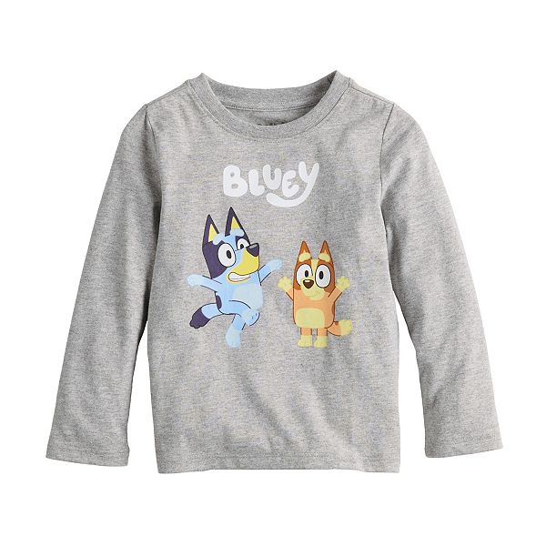 Toddler Boys Bluey Long Sleeve Graphic Tee