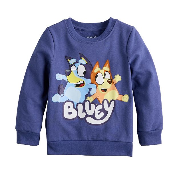 Bluey Big Boys Pullover T-Shirt Toddler to Big Kid