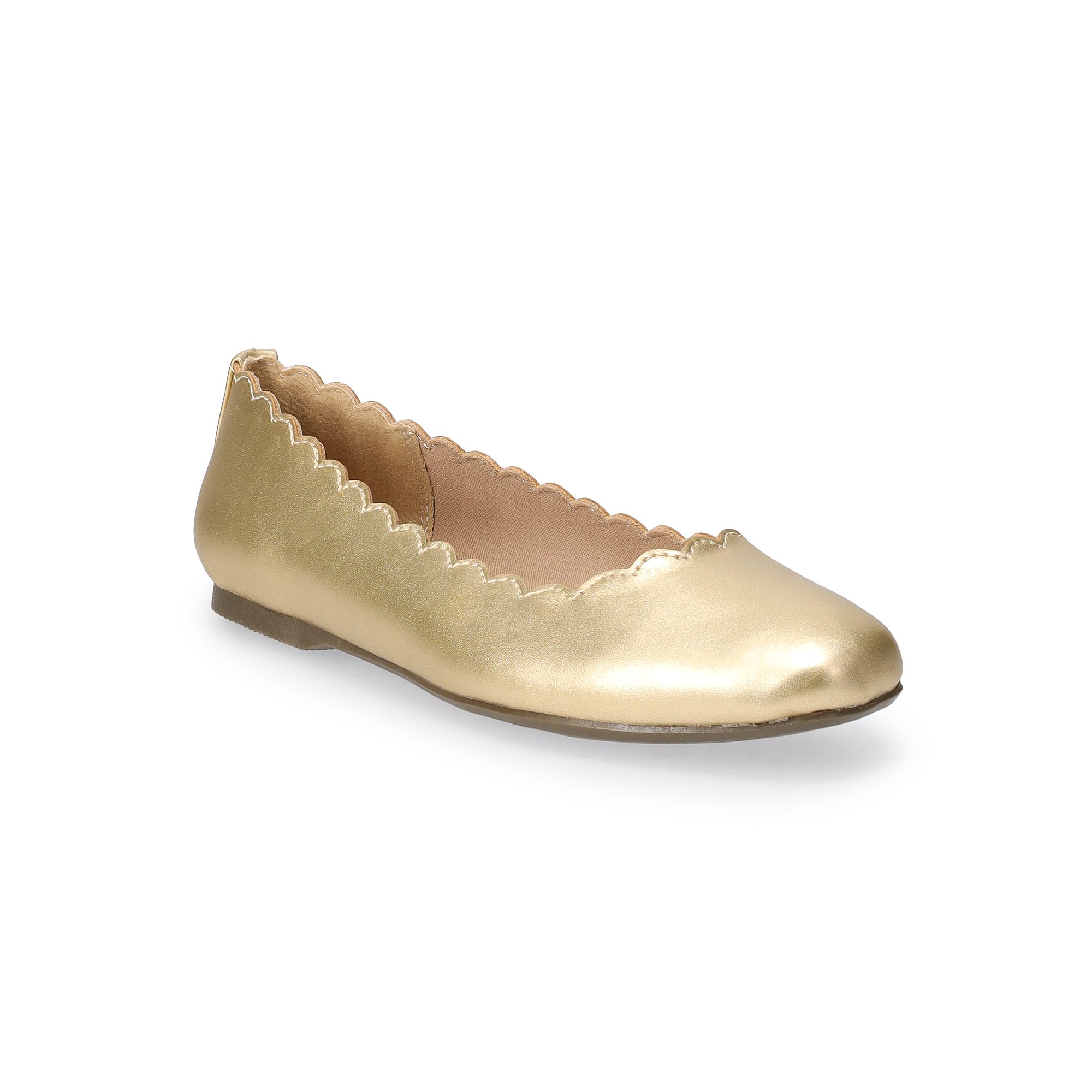 LC Lauren Conrad Giselle Womens Ballet Flats, Size: 5.5, Gold