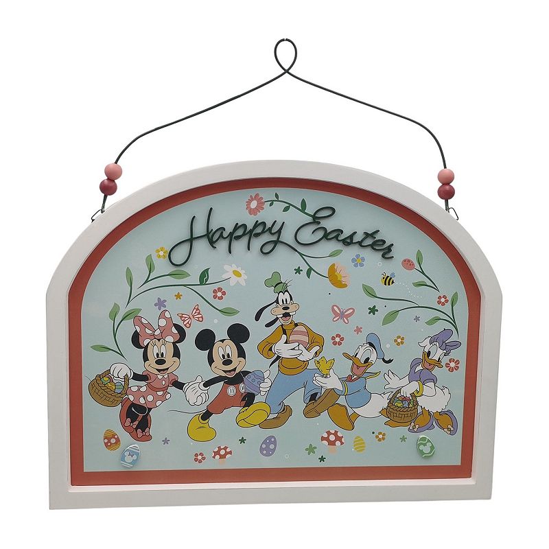 Disneys Mickey Mouse & Friends Celebrate Together Happy Easter Wall Decor,