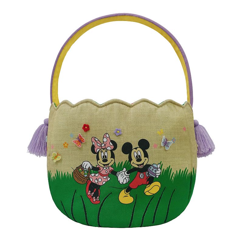 Disneys Mickey & Pals Plush Treat Basket by Celebrate Together Easter, Whi