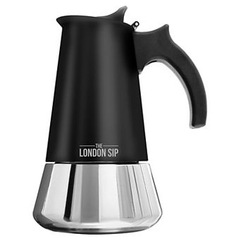 Escali London Sip 6 cup Stainless Steel Espresso Maker
