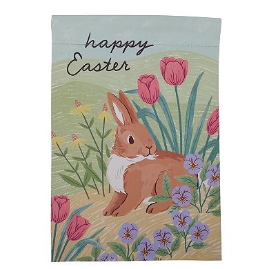 Celebrate Together™ Happy Easter Flowers & Bunny Garden Flag