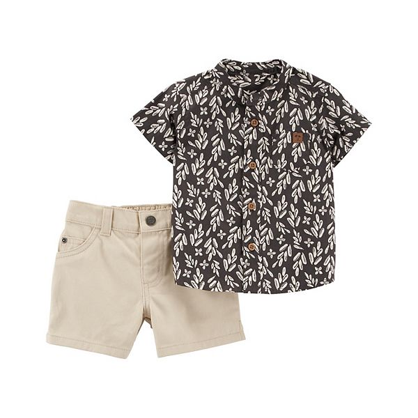 Baby Boy Carter's Bodysuit, Tank Top & Shorts Set