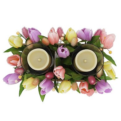 Celebrate Together™ Easter LED Candle & Faux Tulips Table Decor