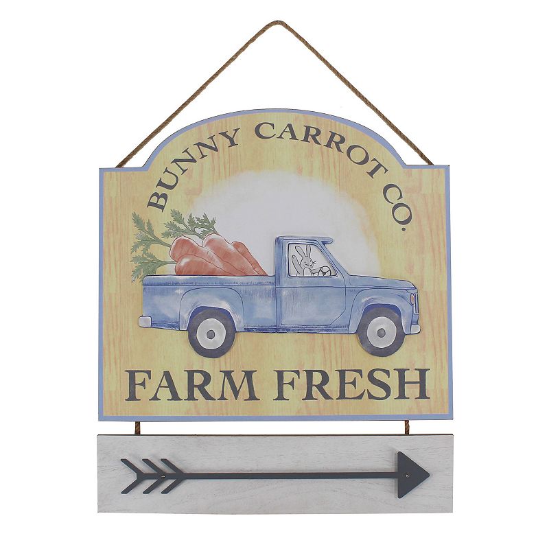 Celebrate Together Easter Farm Fresh Carrots Truck Wall Decor, Multicolor