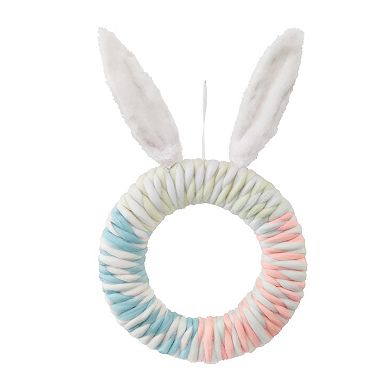 Celebrate Together™ Easter Wrapped Pastel Bunny Ears Wreath