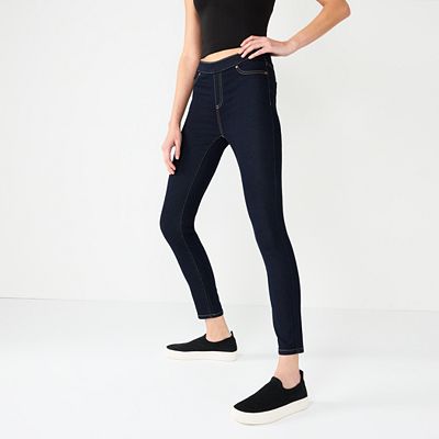 Women's Simply Vera Vera Wang Mid-Rise Shaping Denim Leggings Women's Simply Vera Vera Wang Mid-Rise Shaping Denim Leggings