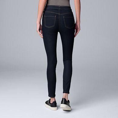 Women's Simply Vera Vera Wang Mid-Rise Shaping Denim Leggings