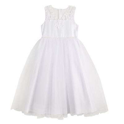 Girls 7 12 Bonnie Jean Tulle First Communion Dress