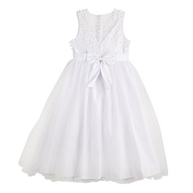 Girls 7-12 Bonnie Jean Tulle First Communion Dress