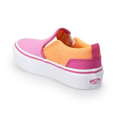 Vans® Asher Girls' Platform Slip-On Shoes