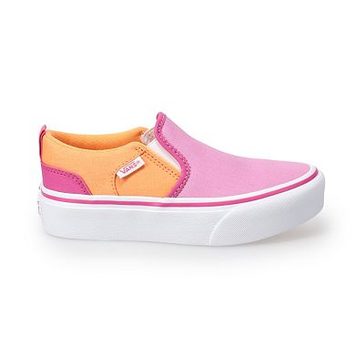 Vans® Asher Girls' Platform Slip-On Shoes
