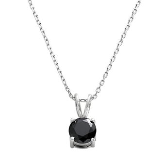 Athra NJ Inc Sterling Silver Cubic Zirconia Pendant