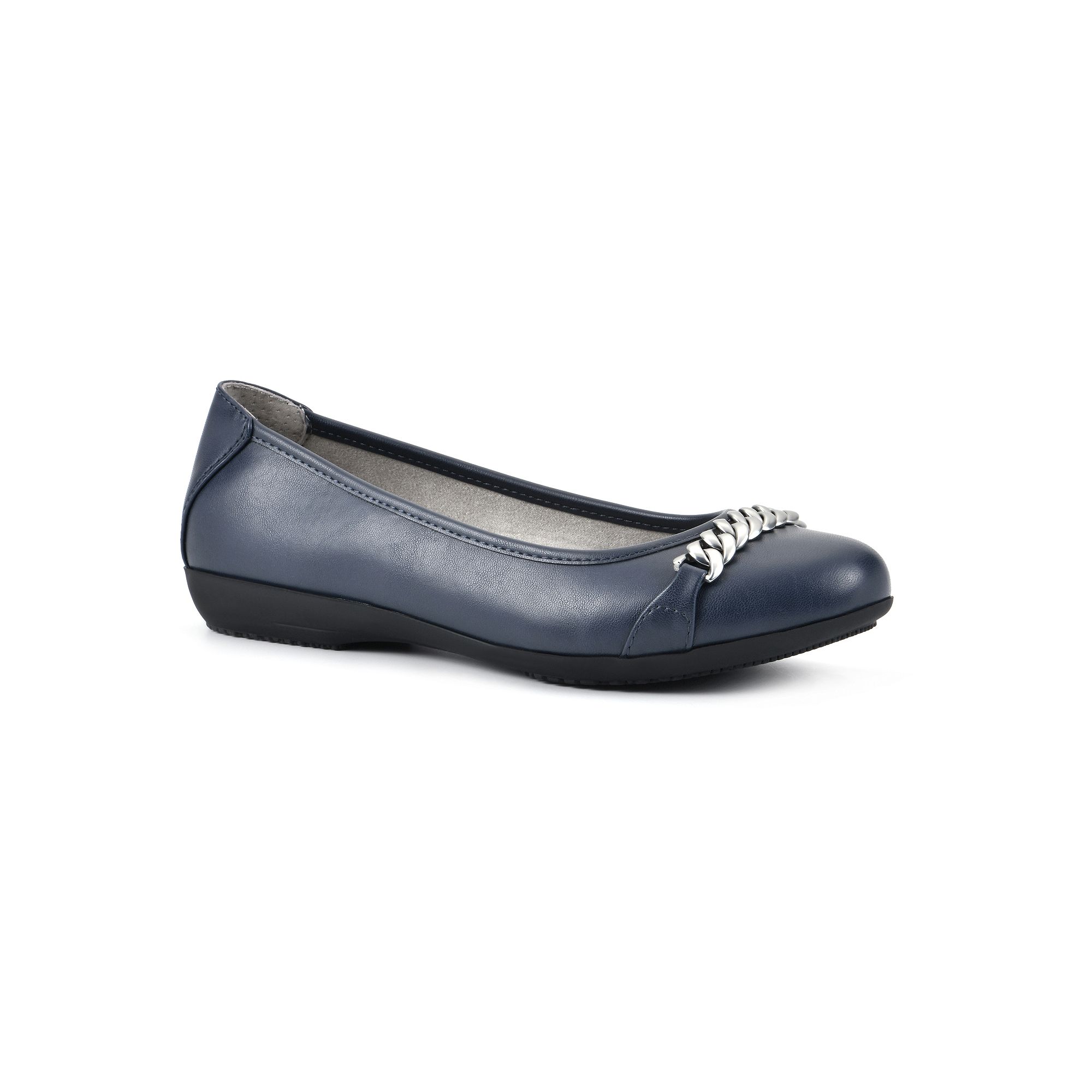 Cliffs by White Mountain Charmed Womens Ballet Flats, Size: 6.5, Blue Smo