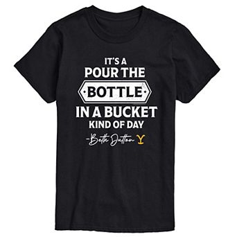 Men's Yellowstone Bottle In Bucket Tee
