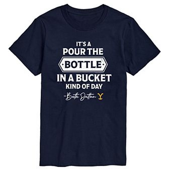 Men's Yellowstone Bottle In Bucket Tee