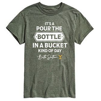 Men's Yellowstone Bottle In Bucket Tee