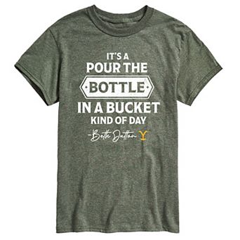 Men's Yellowstone Bottle In Bucket Tee