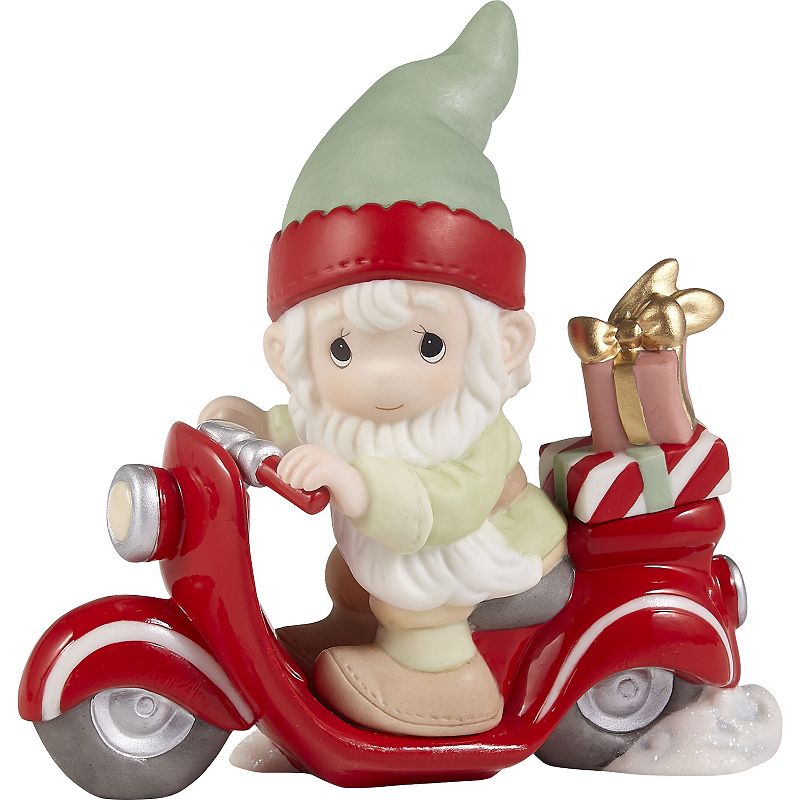 58120318 Precious Moments Christmas Elf Scooter Figurine Ta sku 58120318
