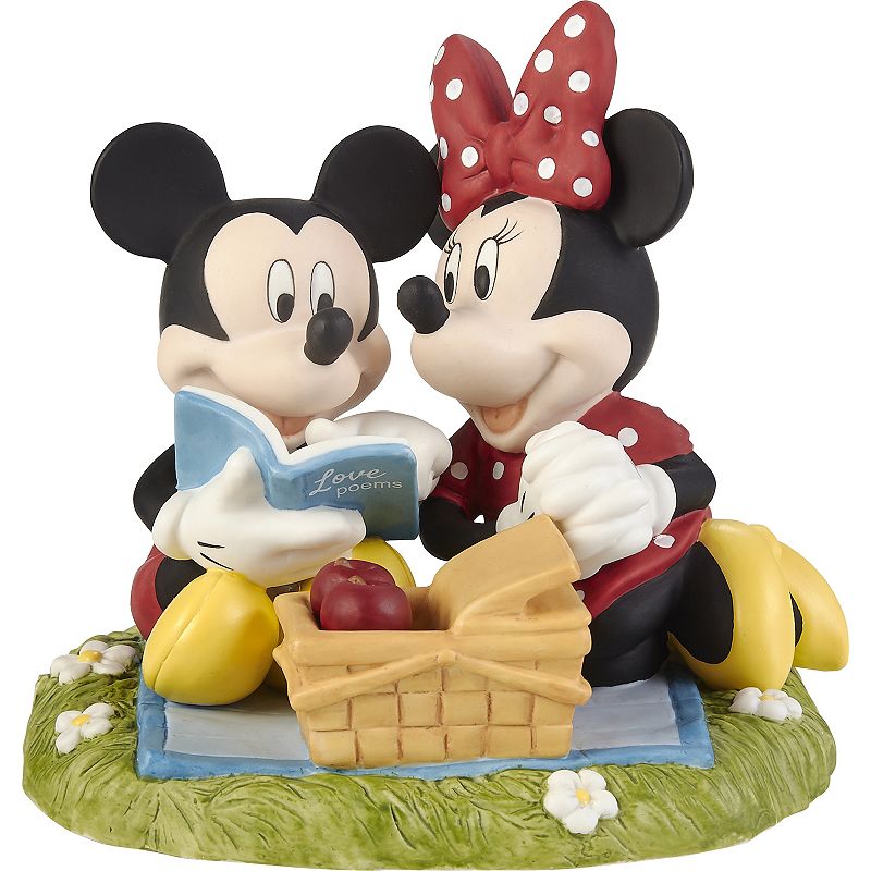 Disneys Mickey Mouse & Minnie Mouse Picnic Figurine by Precious Moments, M