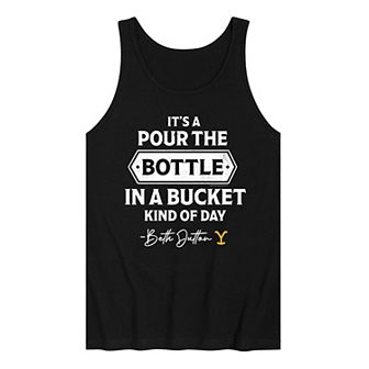 Men's Yellowstone Bottle In Bucket Tank Top Top