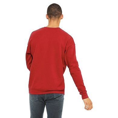 Bella + Canvas Unisex Adult Fleece Drop Shoulder Sweatshirt