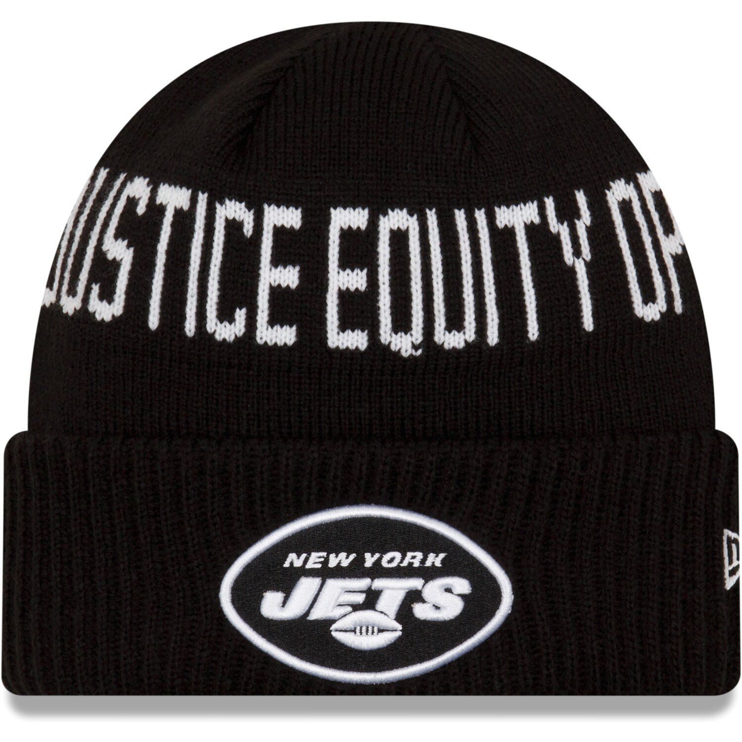 Seattle Seahawks New Era Team Social Justice Cuffed Knit Hat - Black