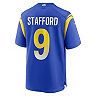 Men's Nike Matthew Stafford Royal Los Angeles Rams Player Game Jersey