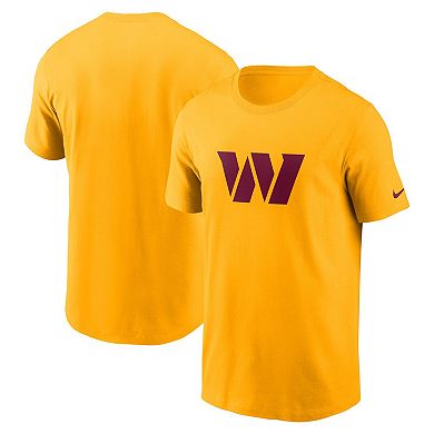 Men's Nike Gold Washington Commanders Primary Logo T-Shirt