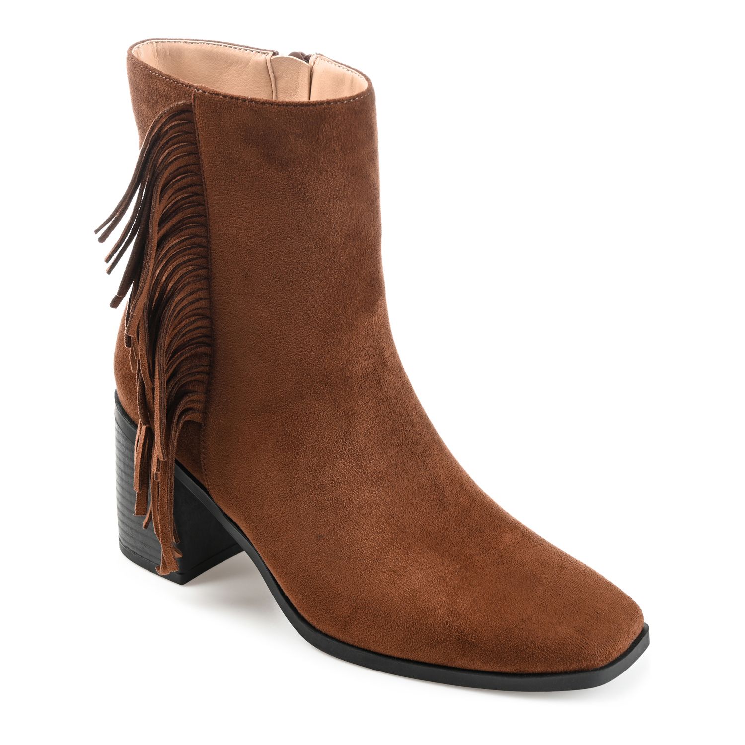 journee collection fringe ankle boots