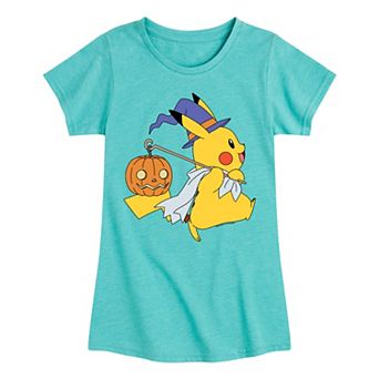 Girls 7-16 Pokemon Halloween Pikachu Tee