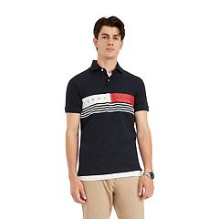 White Tommy Hilfiger Tipped Polo Shirt - JD Sports Global