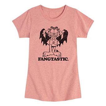 Girls 7-16 Garfield Fangtastic Halloween Tee