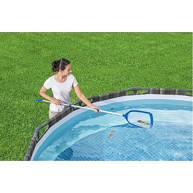 Bestway FlowClear AquaScoop Swimming Pool 64 In Extendable Mesh Skimmer Net Set