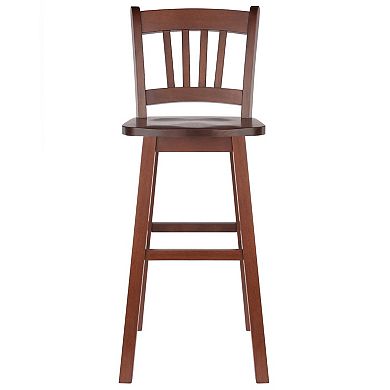 Winsome Wood Fina Swivel Seat Bar Stool