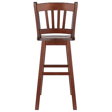 Winsome Wood Fina Swivel Seat Bar Stool