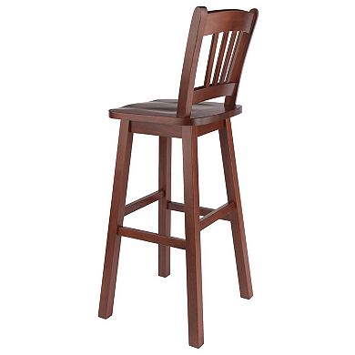 Winsome Wood Fina Swivel Seat Bar Stool