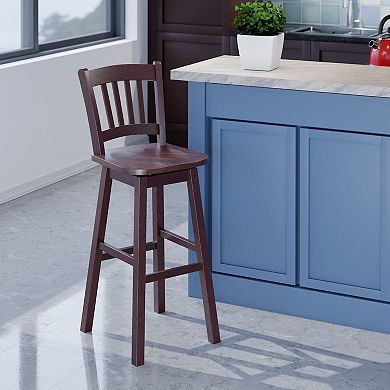 Winsome Wood Fina Swivel Seat Bar Stool