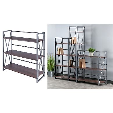 Winsome Wood Isa 3-Tier Bookshelf