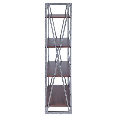 Winsome Wood Isa 4-Tier Bookshelf