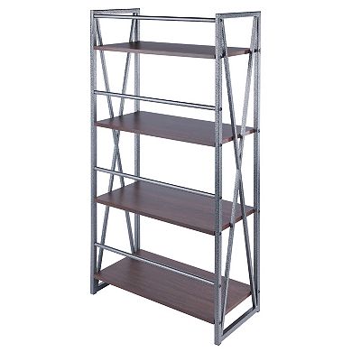 Winsome Wood Isa 4-Tier Bookshelf