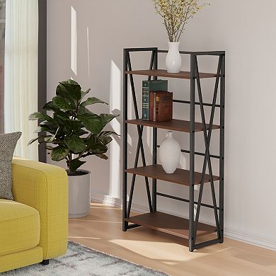 Winsome Wood Isa 4-Tier Bookshelf