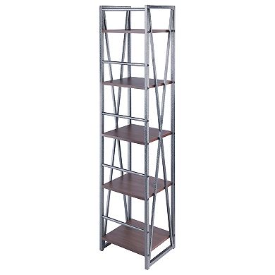 Winsome Wood Isa 5-Tier Bookshelf