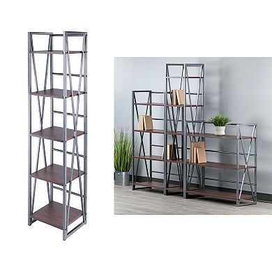 Winsome Wood Isa 5-Tier Bookshelf